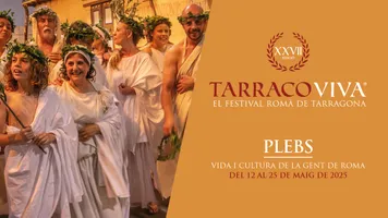 Official poster for the TarracoViva 2025 Roman festival.